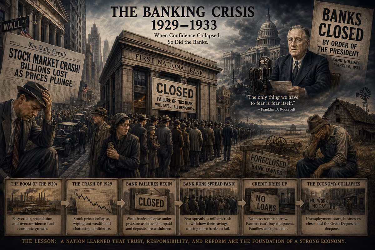 3. Lesson Plans from the Great Depression: The Banking Crisis (1929–1933)
