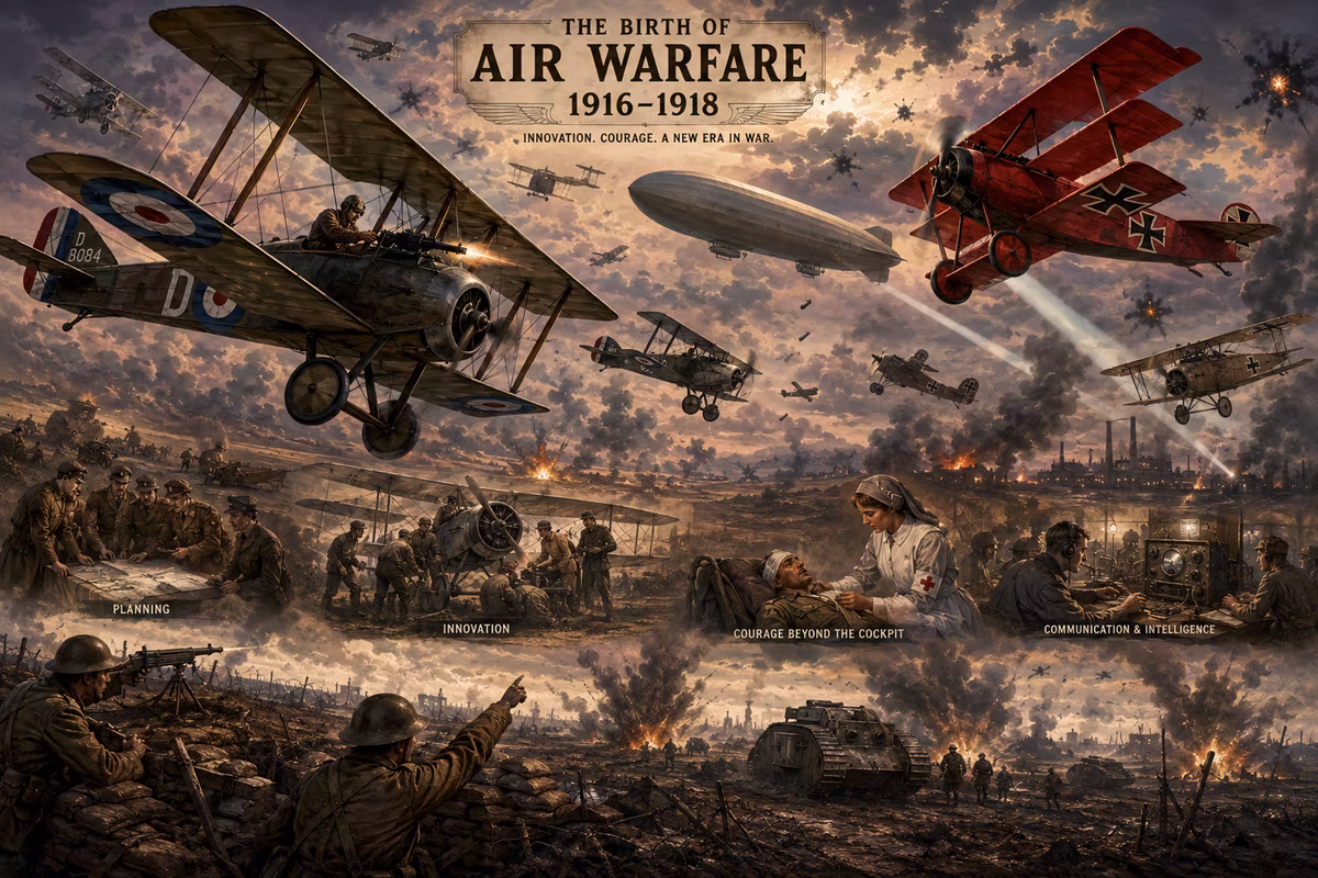 14. Lesson Plan from World War I: The Birth of Air Warfare (1916–1918)