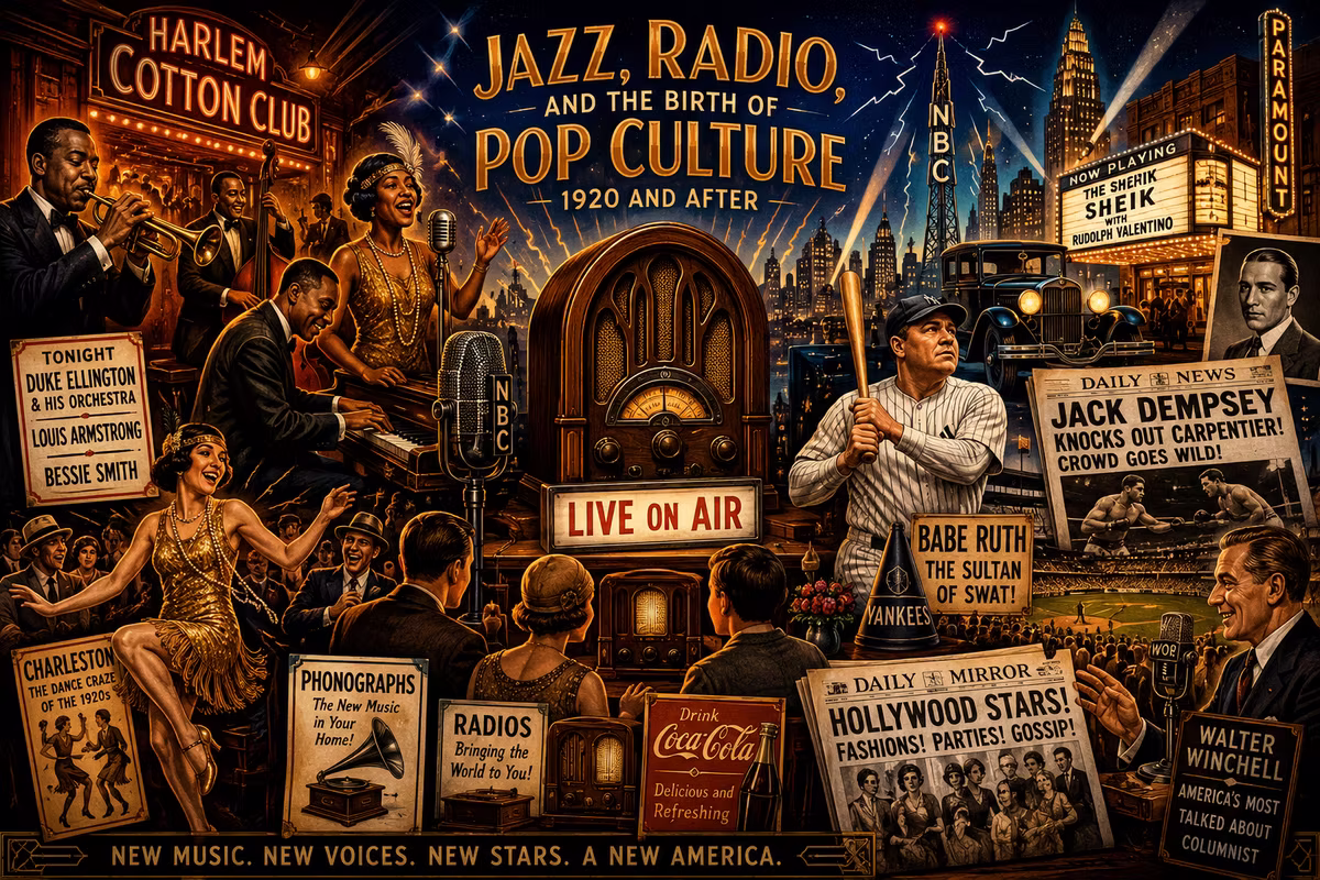 5. Lesson Plans from the Roaring 1920's: Jazz, Radio, and the Birth of Pop Culture