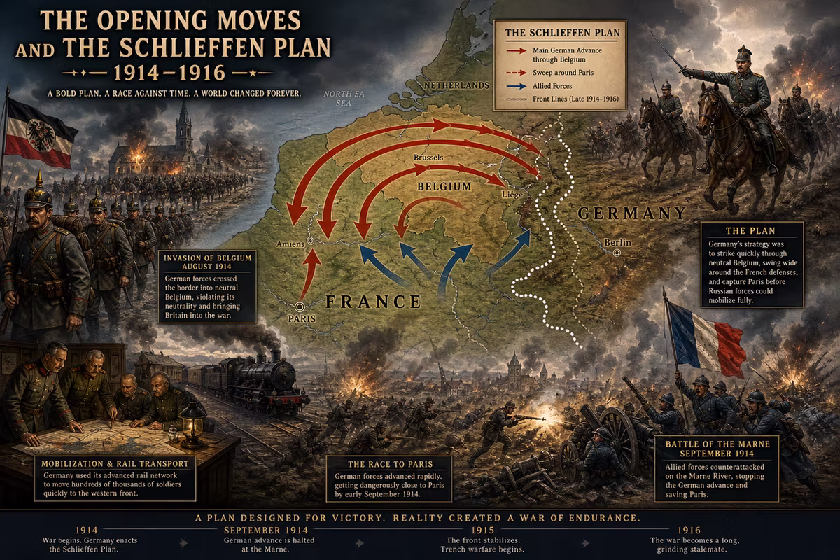 6. Lesson Plan from World War I: The Opening Moves and the Schlieffen Plan (1914–1916)