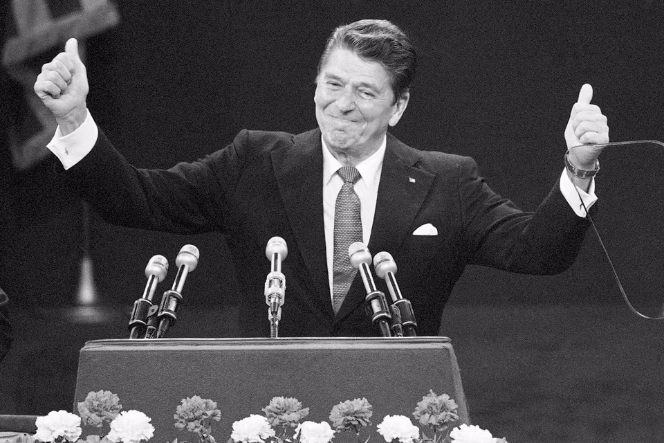 Reagan Jokes Russia is Outlawed...