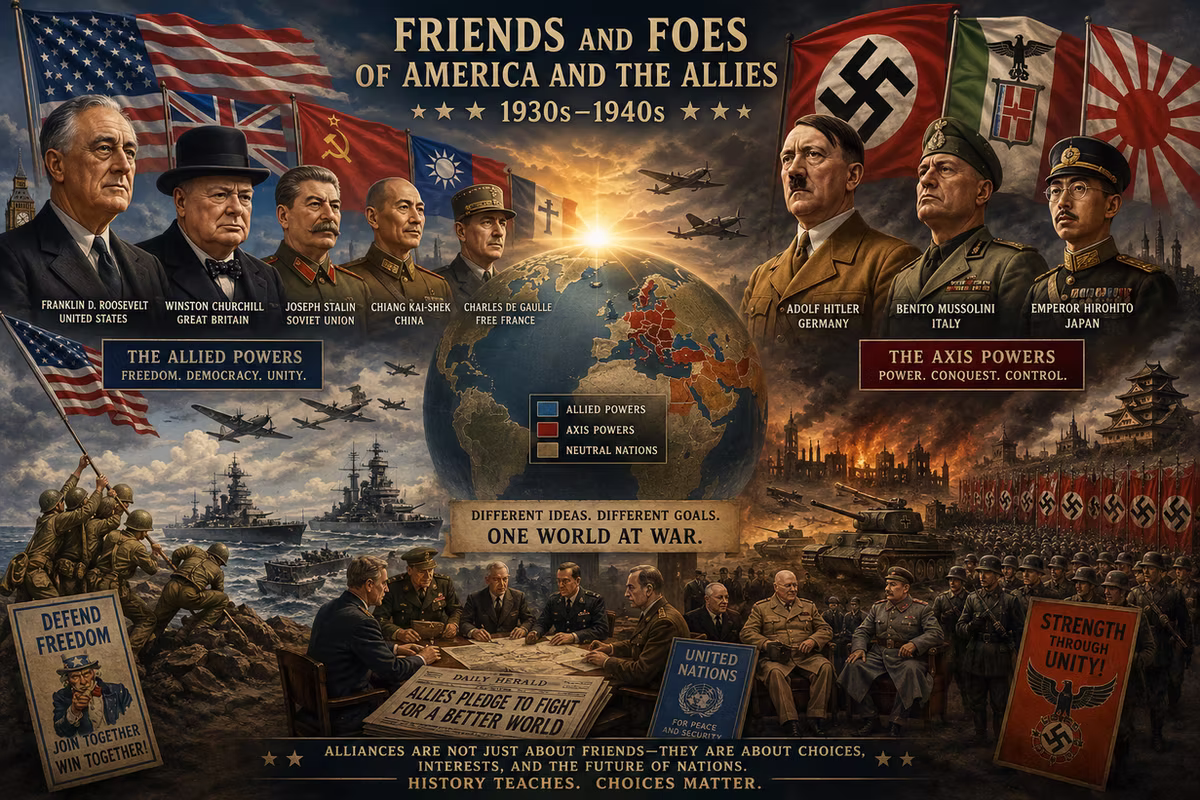 5. Lessons from World War II: Friends and Foes of America and the Allies (1930s–1940s)