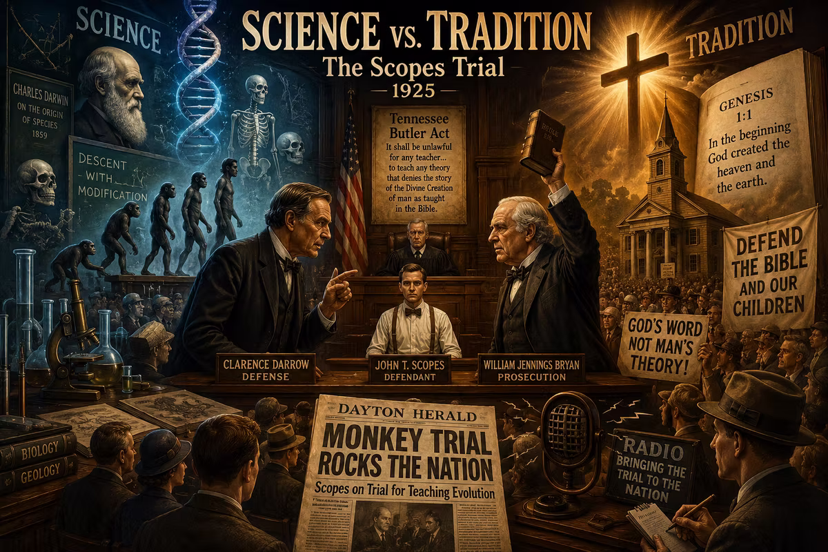 12. Lesson Plans from the Roaring 1920's: Science vs. Tradition: The Scopes Trial