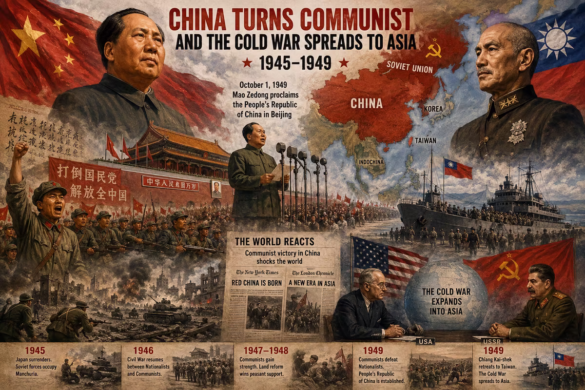 5. Lessons from Cold War: China Turns Communist and Cold War Spreads to Asia (1945–1949)