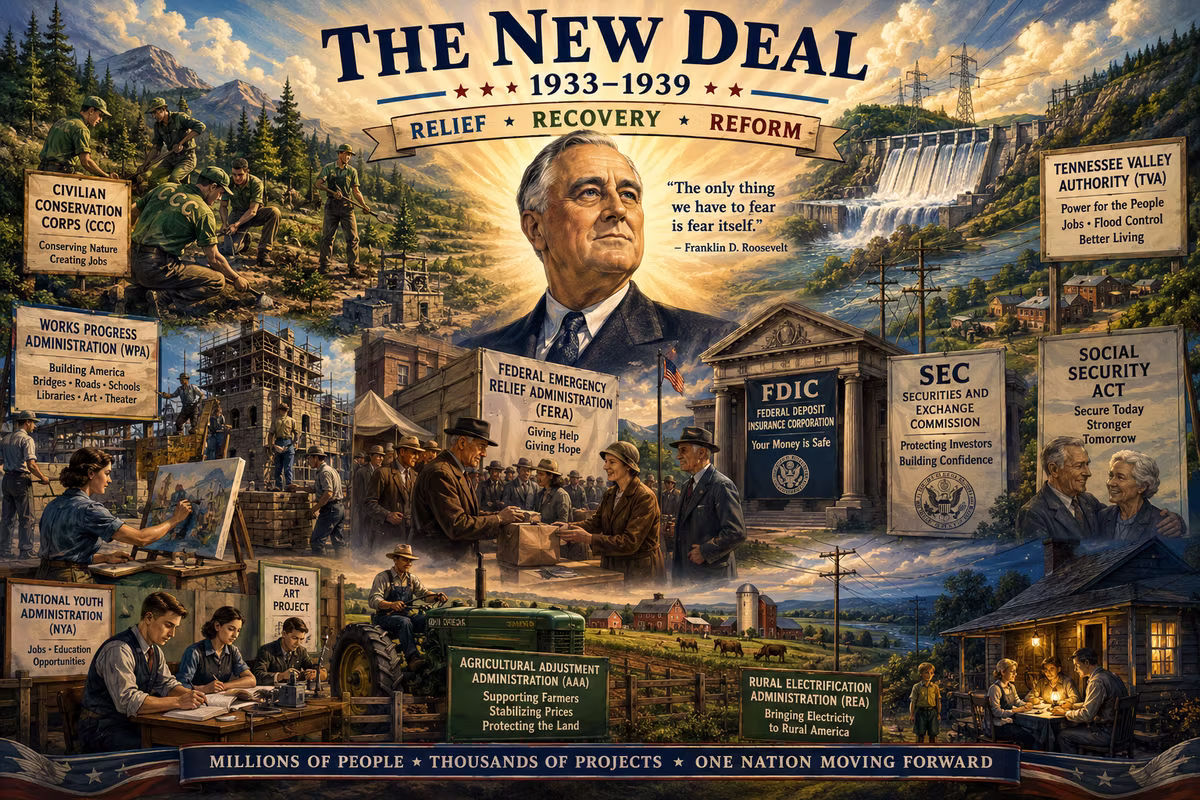 10. Lessons from the Great Depression: The New Deal Programs (1933–1939)
