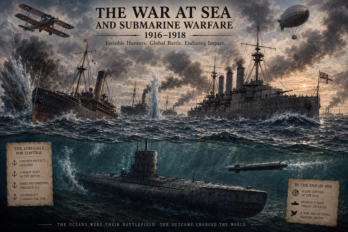 12. Lesson Plan from World War I: The War at Sea and Submarine Warfare (1916–1918)