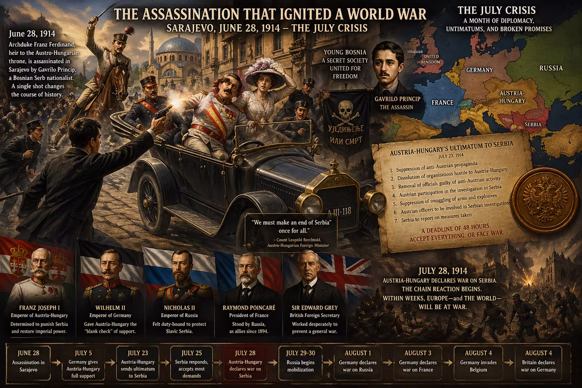 5. Lesson Plan from World War I: The Assassination of Archduke Franz Ferdinand and the July Crisis