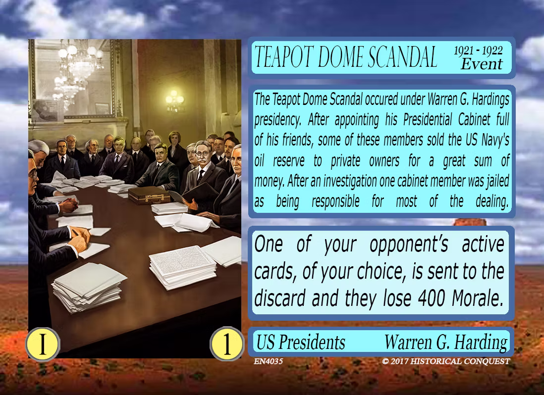 The Teapot Dome Scandal