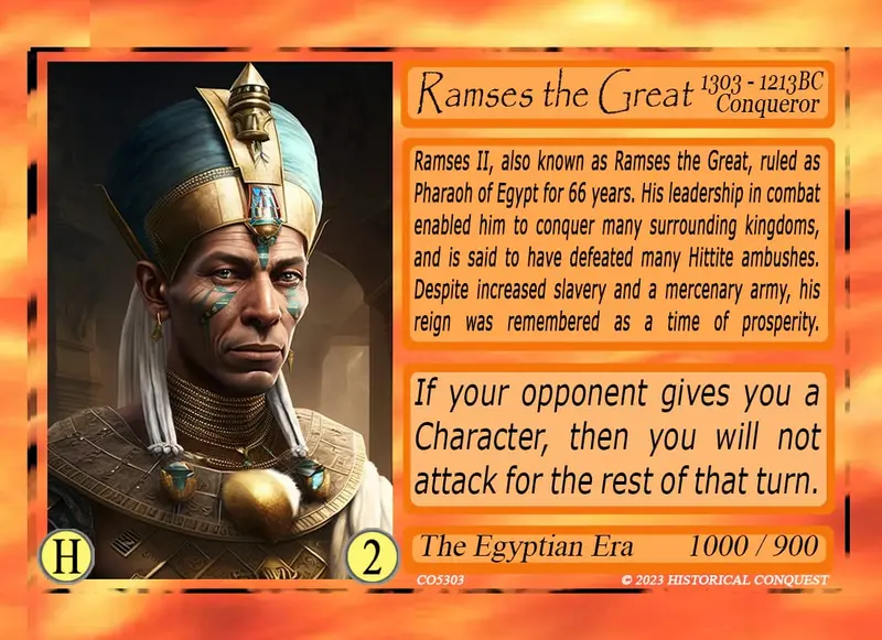 The Ramses the Great card