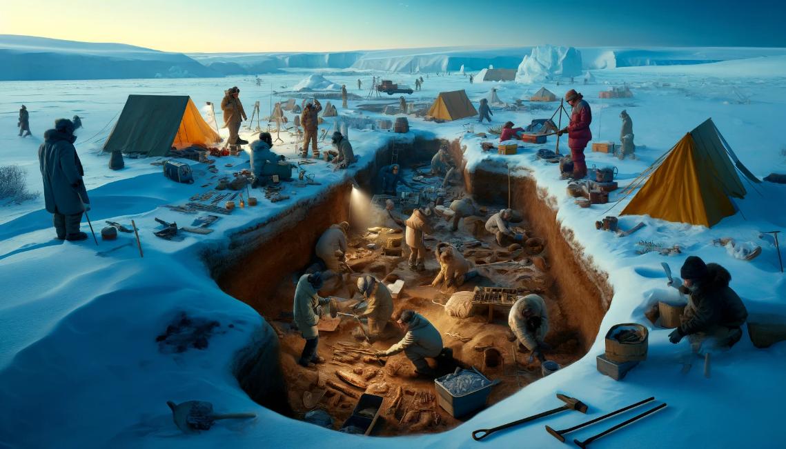 Excavating an Arctic site