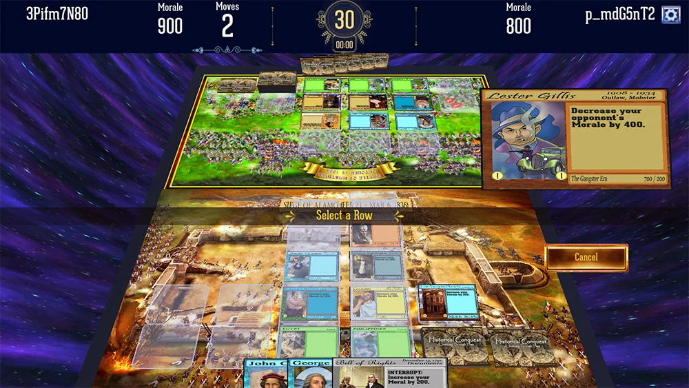 Historical Conquest being played in a browser